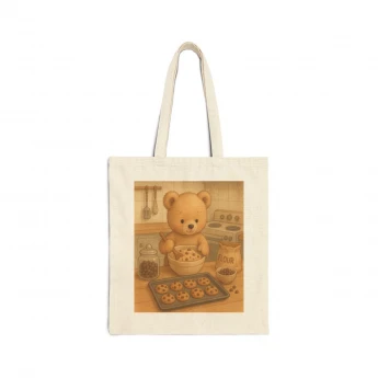 Babybear Making Cookies Tote Bag