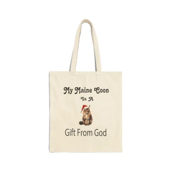 My Maine Coon Cat Is A Gift From God Tote Bag