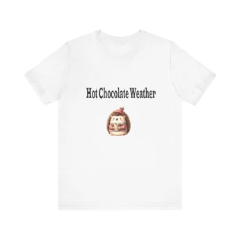 Hot Chocolate Weather Hedgehog Tshirt