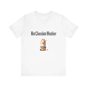 Hot Chocolate Weather Giraffe Tshirt