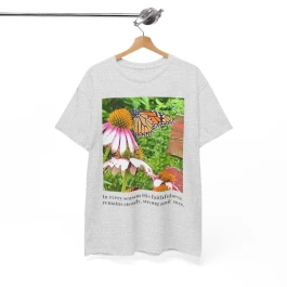 Monarch Butterfly Photograph Cotton Tee