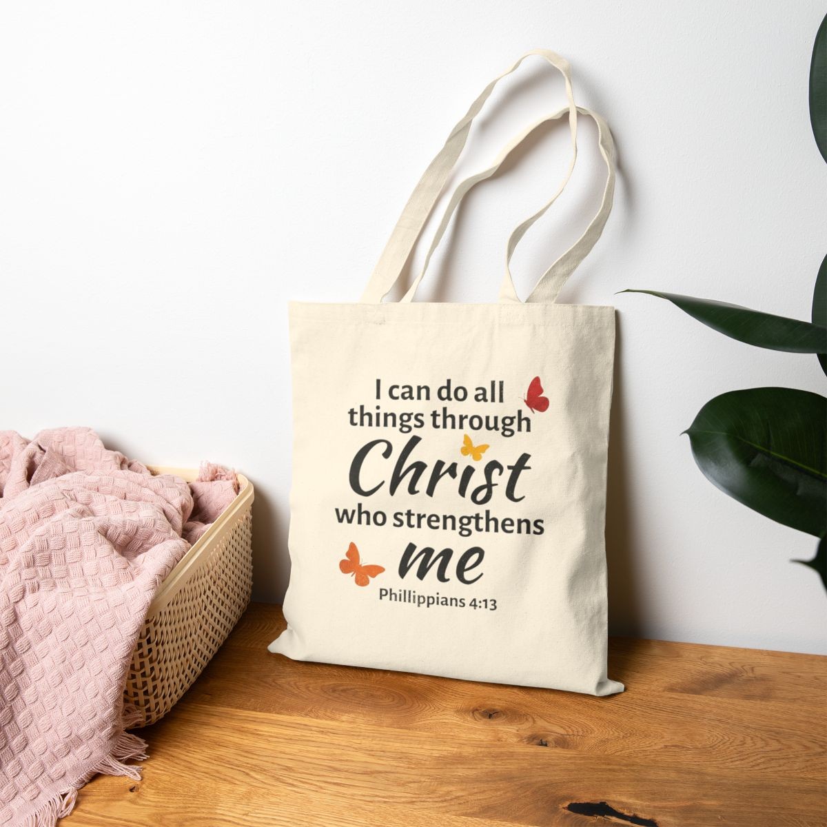 I Can Do All Things Through Christ Who Strengthens Me - Tote Bag
