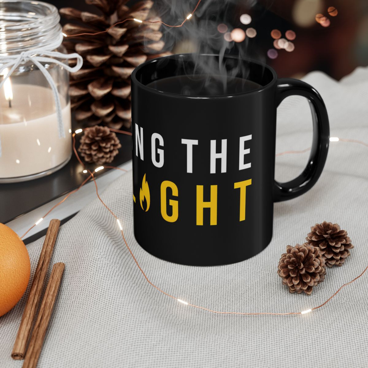 DTG 11oz Black Mug