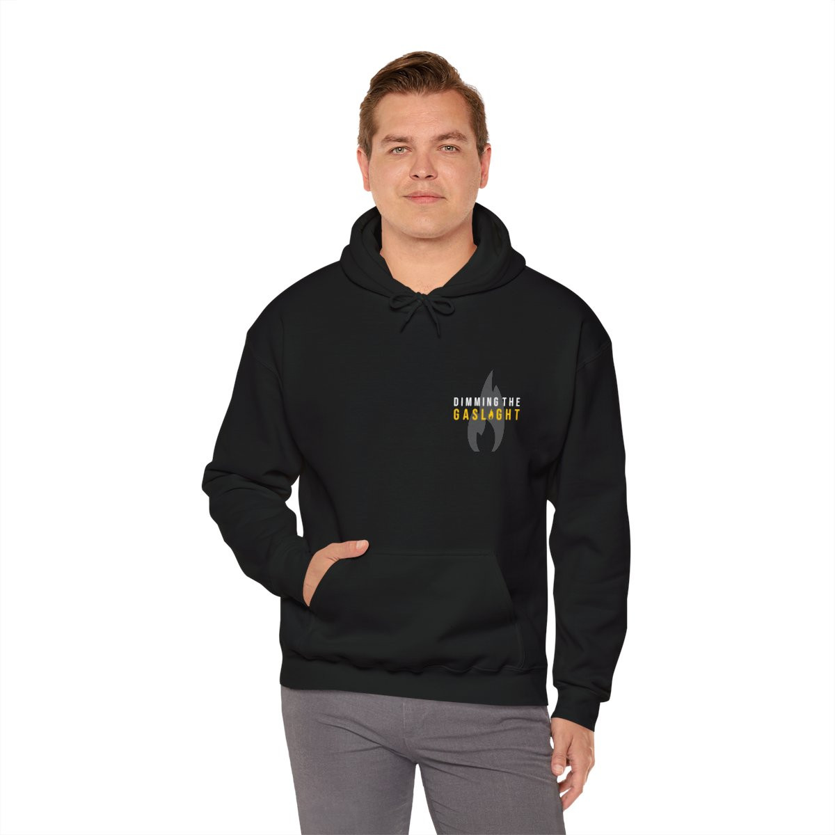 DTG Sweatshirt Double  LOGO - Unisex Heavy Blend™ Hooded Sweatshirt