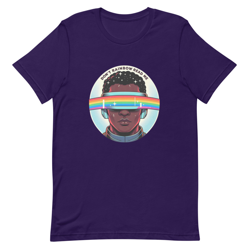 Geordi La Forge Reading Rainbow T-shirt