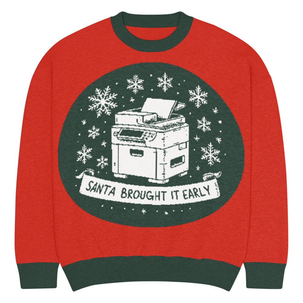 Santa Brought It Early ITYSL Knitted Crew Neck Sweater