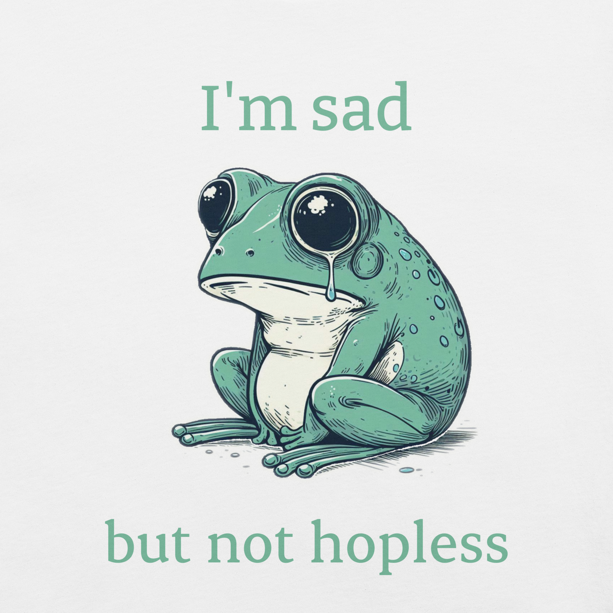 Sad frog