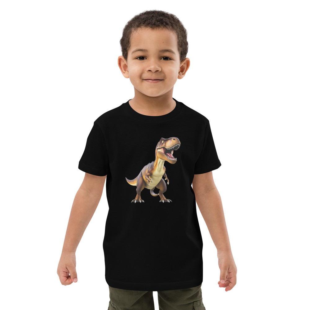 Organic Dinosaur Cotton Kids T-shirt