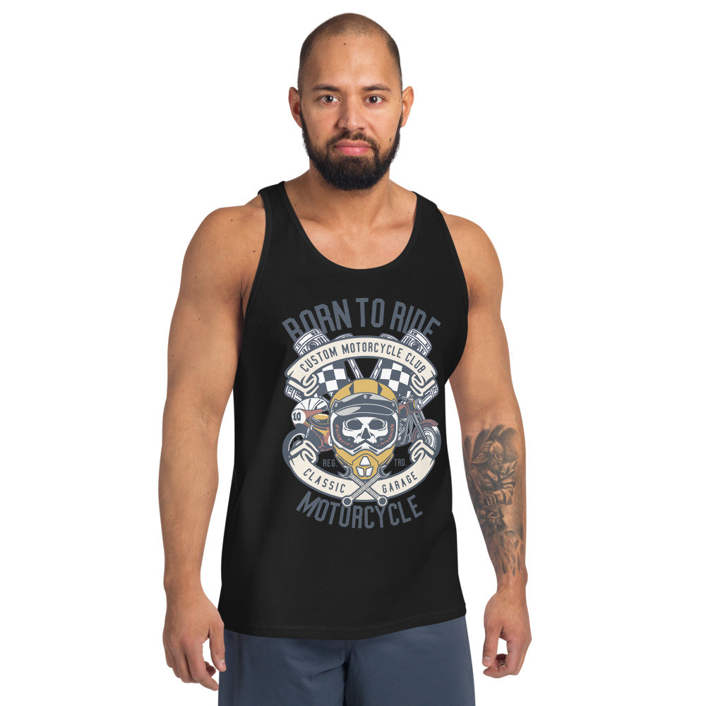 Born To Ride Men's Tank Top