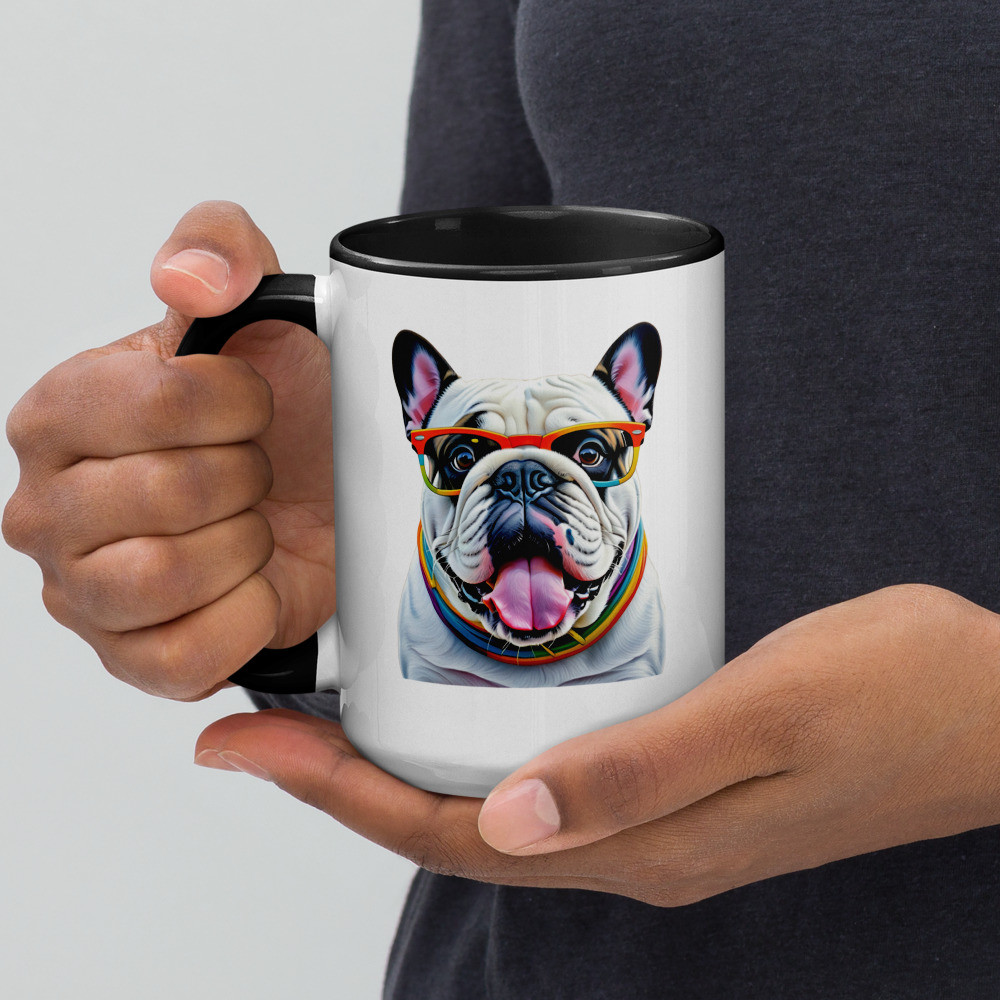 French Bulldog Mug with Color Inside
