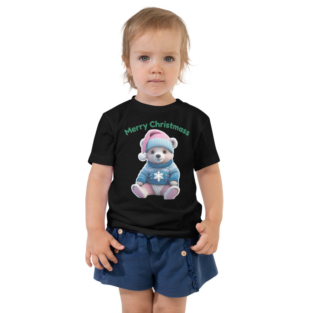 Merry Christmass Toddler Short Sleeve Tee