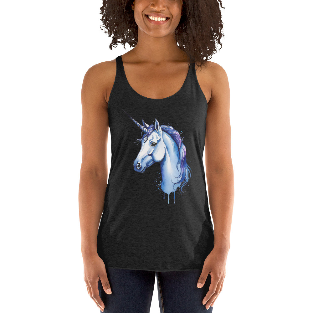 Women's Majestic Unicorn Racerback Tank