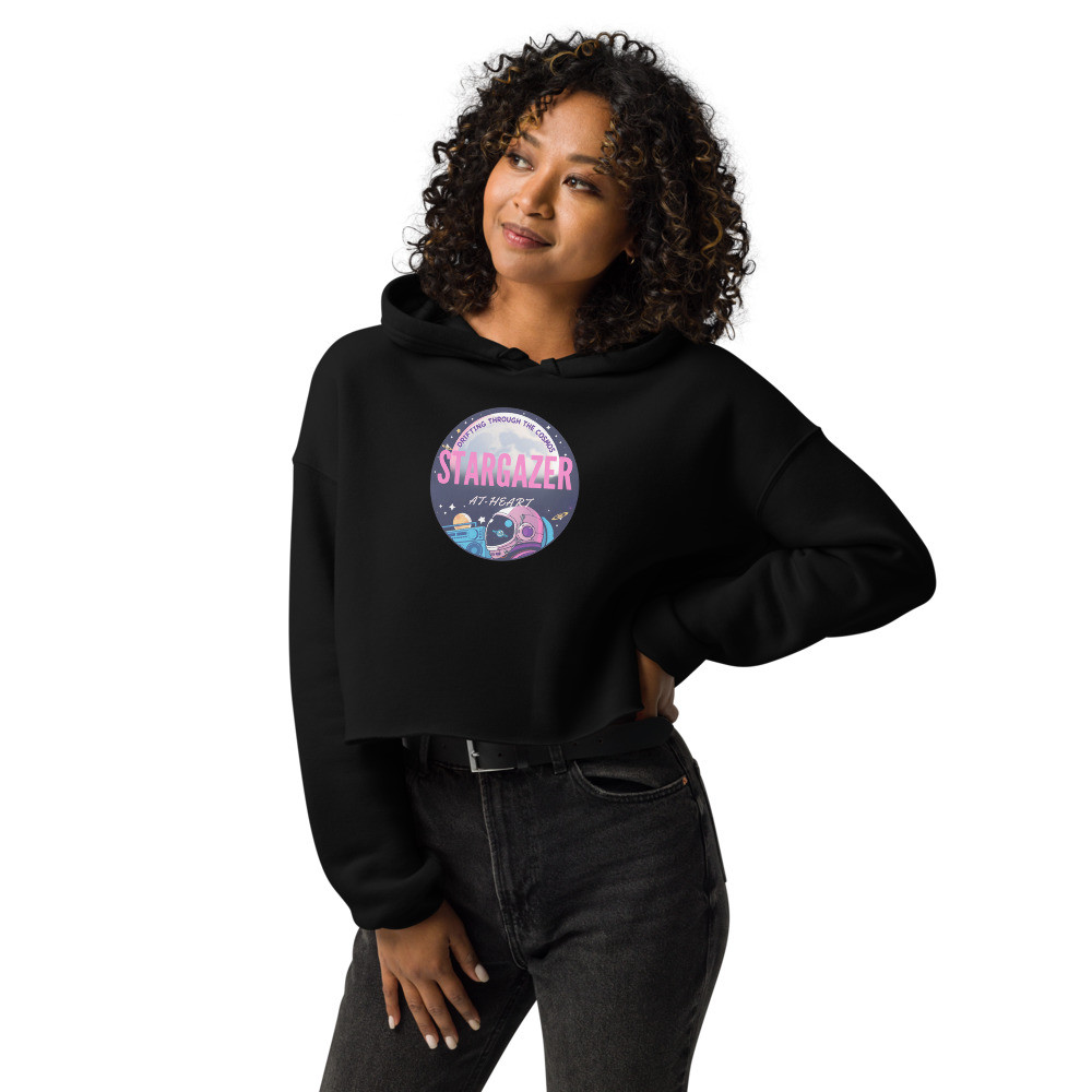Womens Stargazer Crop Hoodie