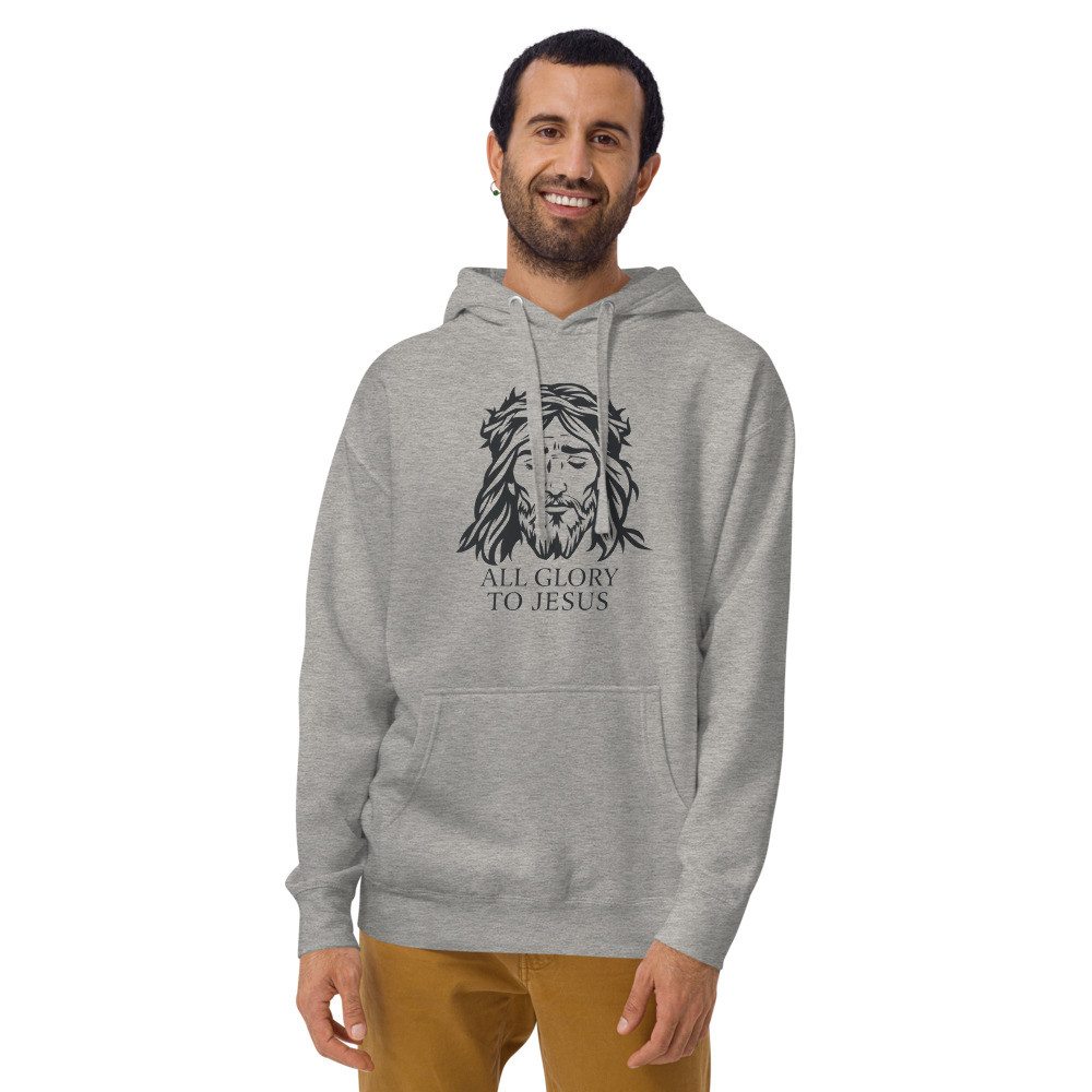 Mens Glory To Jesus Hoodie