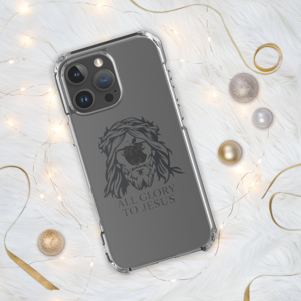 Glory To Jesus Clear Case for iPhone®