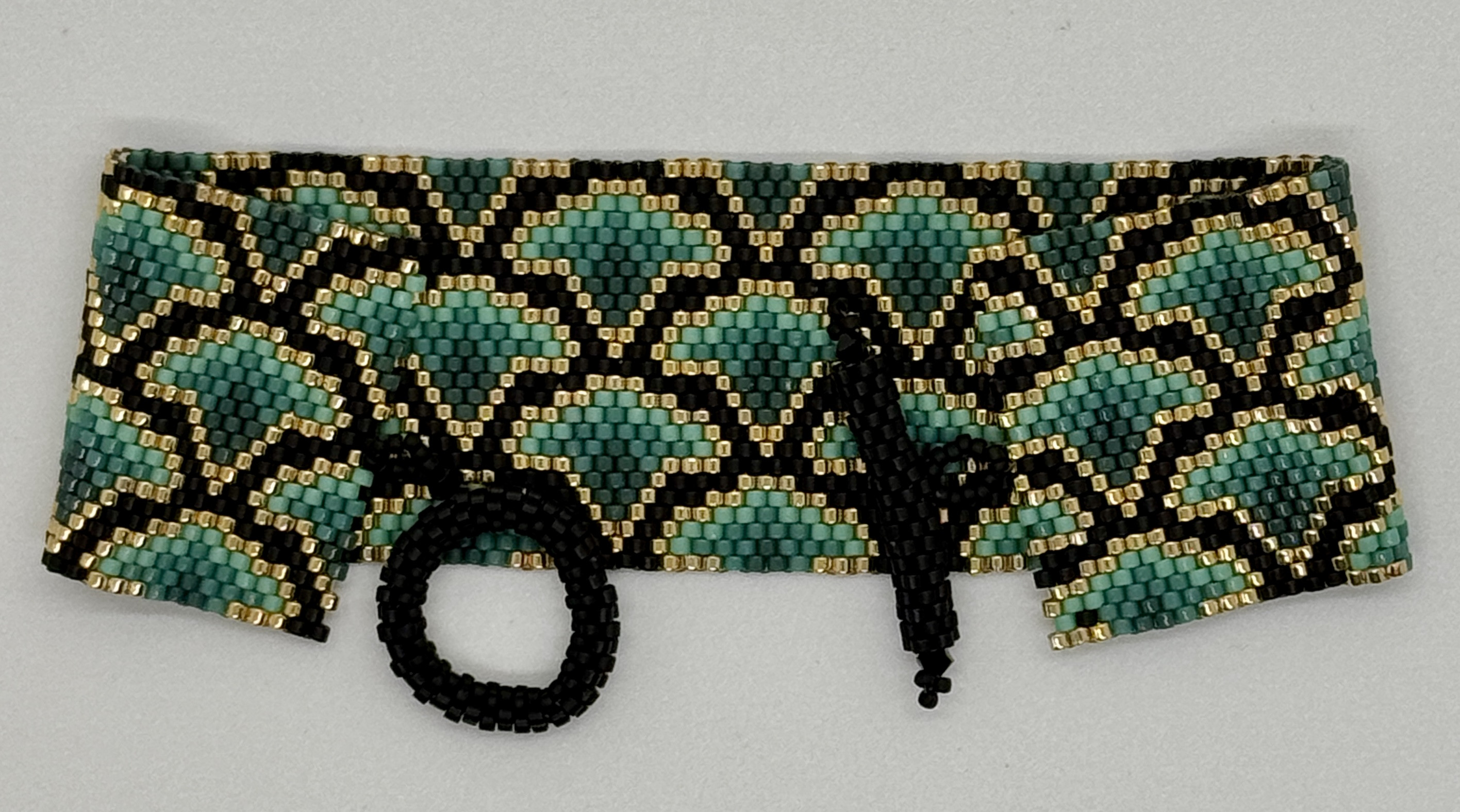 Ginkgo Leaves Beaded Bracelet