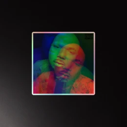 Holographic "Ima Eat" sticker