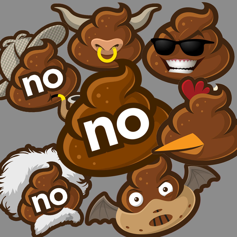 NoSh!t Iconic Sticker Pack