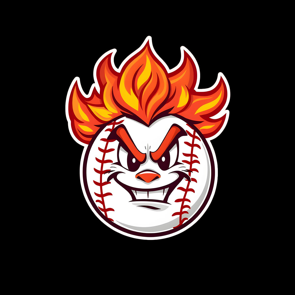 Fireball Psycho Sticker