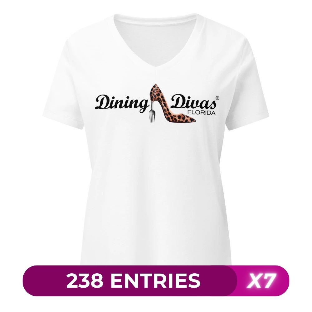 Dining Divas Florida - Women’s Relaxed V Neck Tee