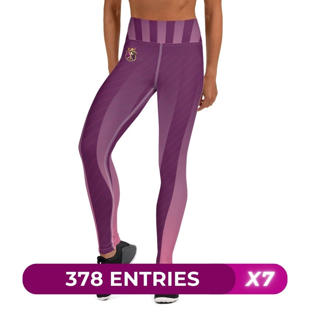 Dining Empire Purple Racer Leggings