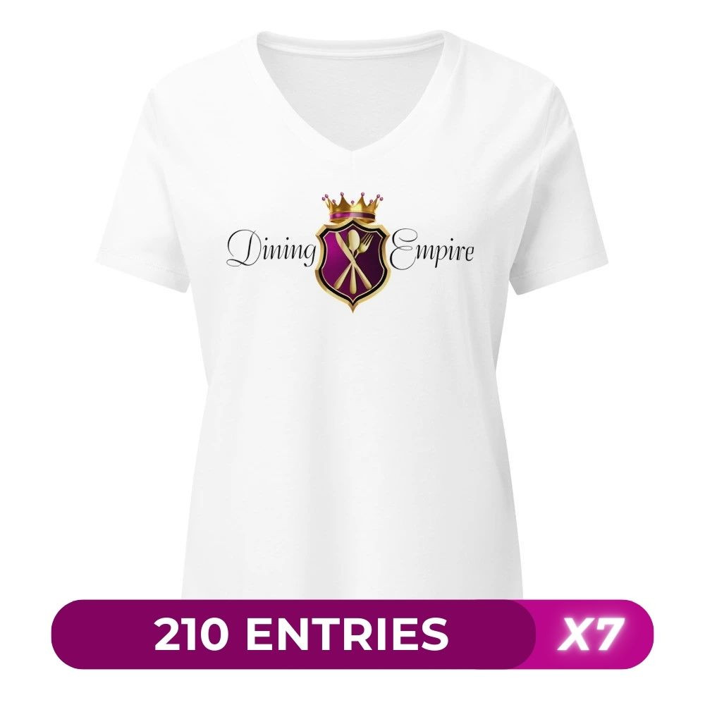 Dining Empire - Women’s Relaxed V Neck Tee