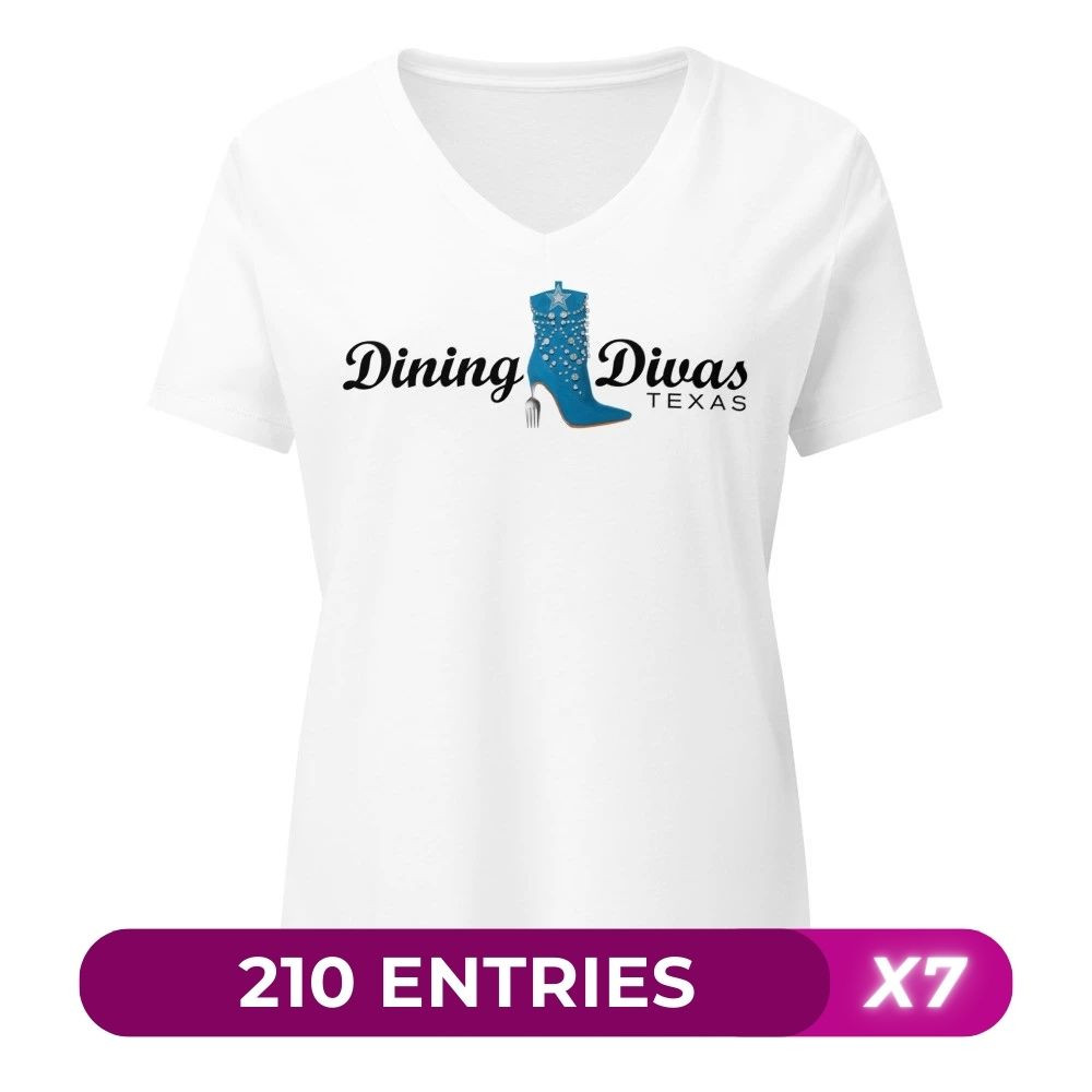 Dining Divas Texas - Women’s Relaxed V Neck Tee