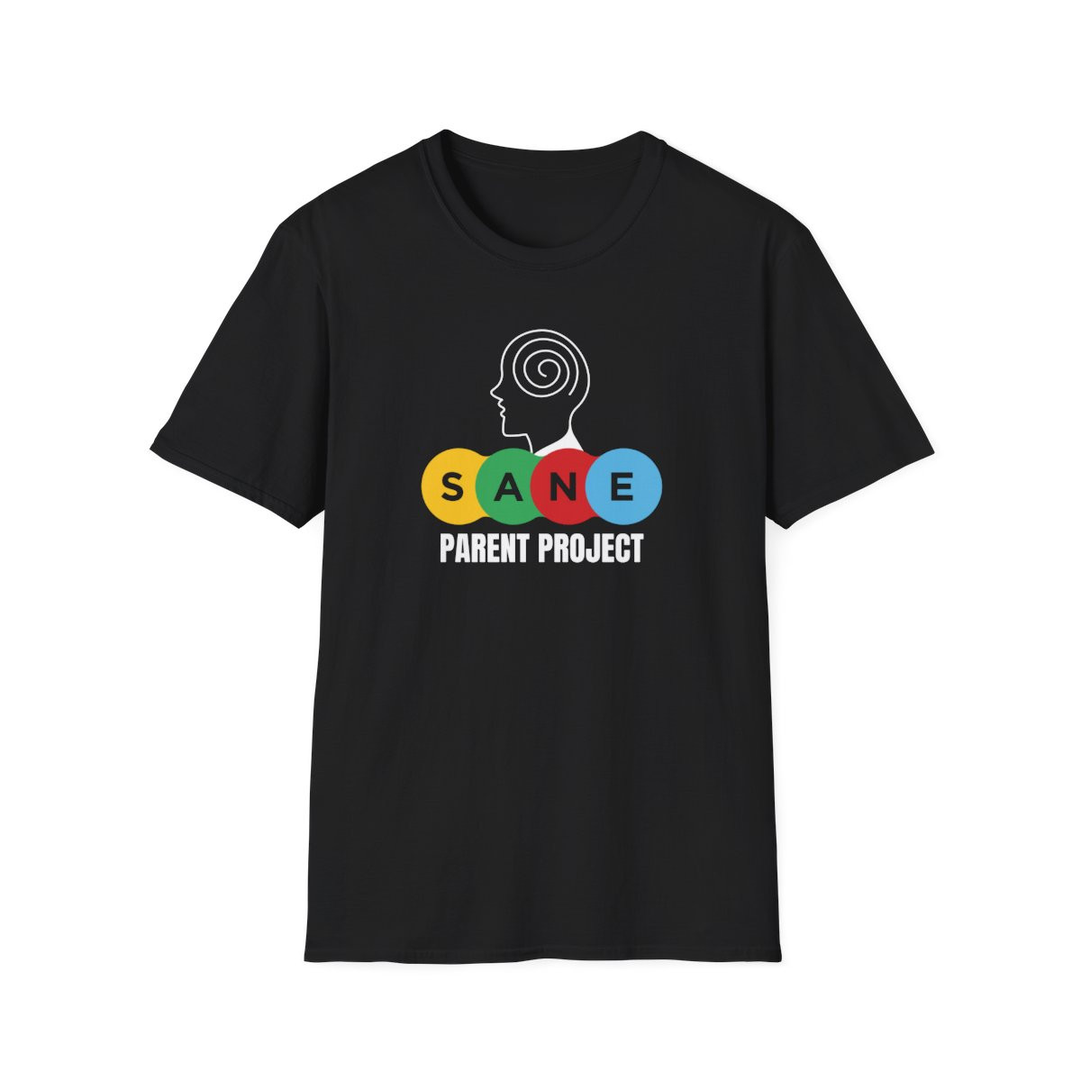 Sane Parent Project Logo Tee - Self-care for Parents Unisex Softstyle T-Shirt