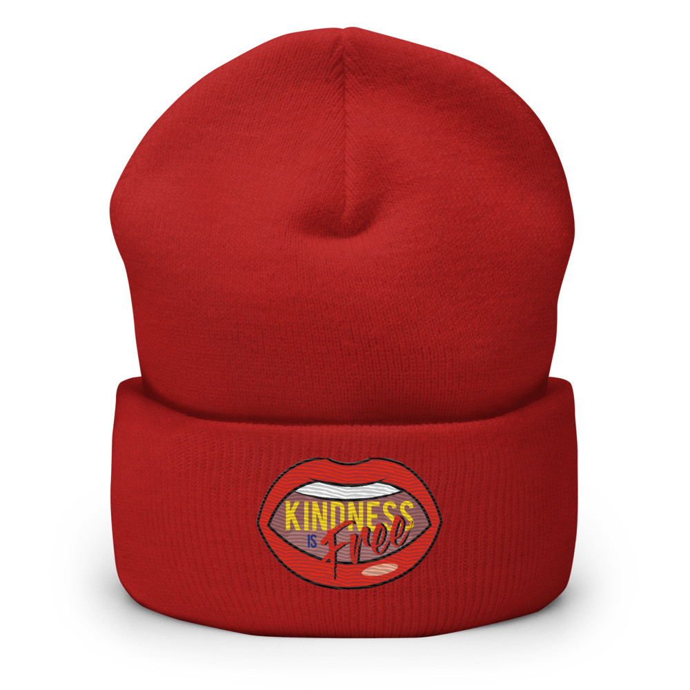 Kindness Is Free - Cuffed Beanie