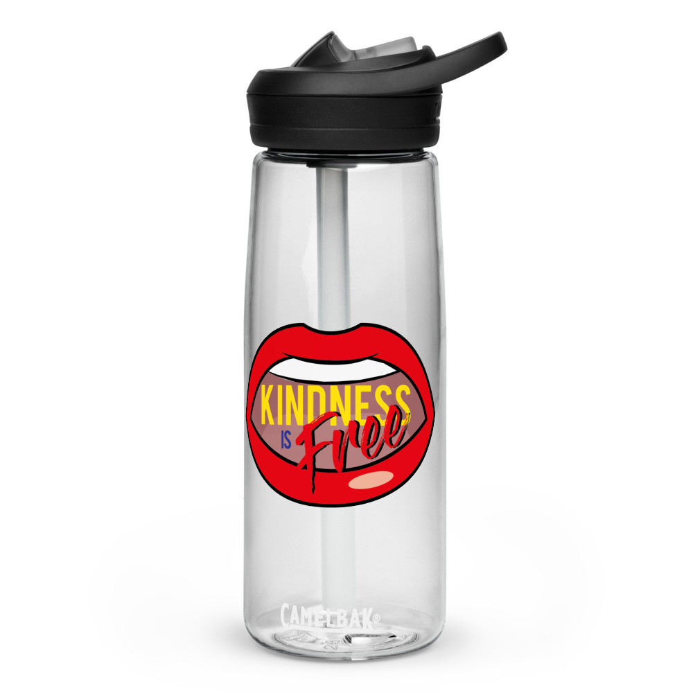 Kindness Is Free - Sports Water Bottle