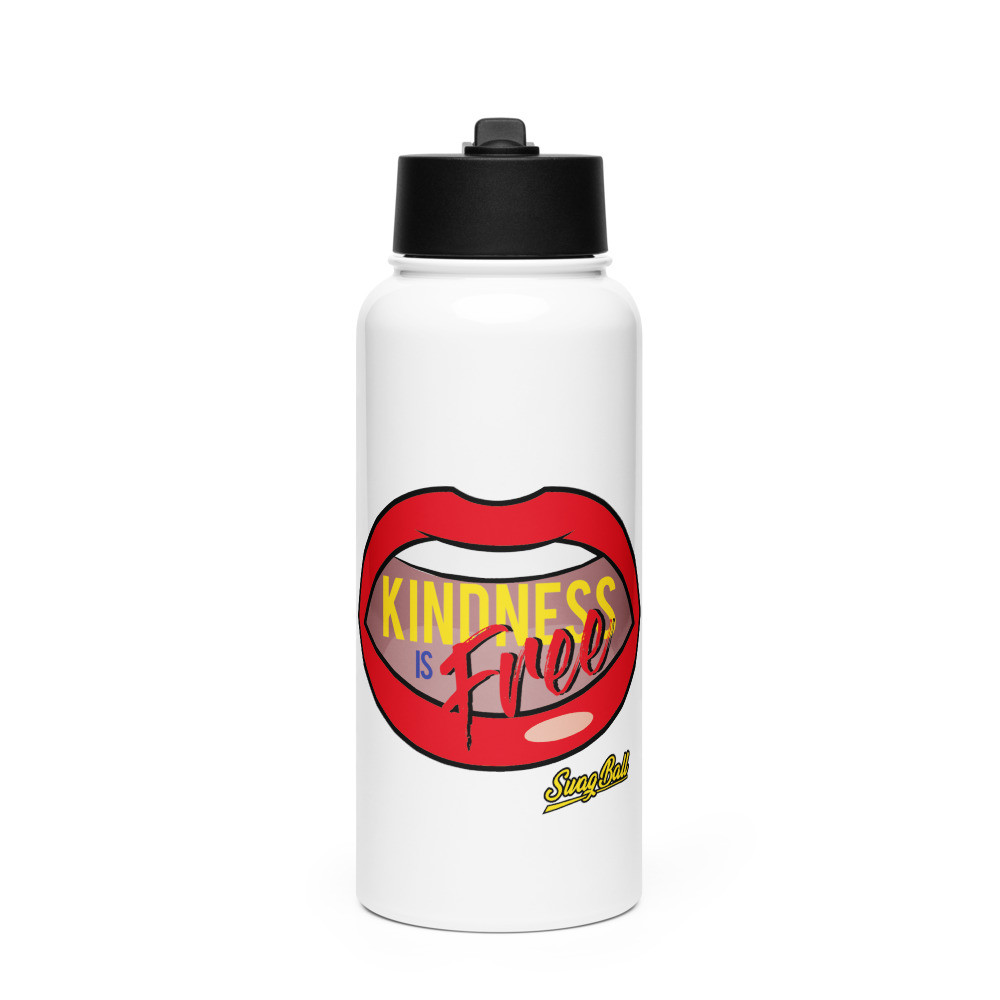 Kindness Is Free - Stainless Steel Water Bottle