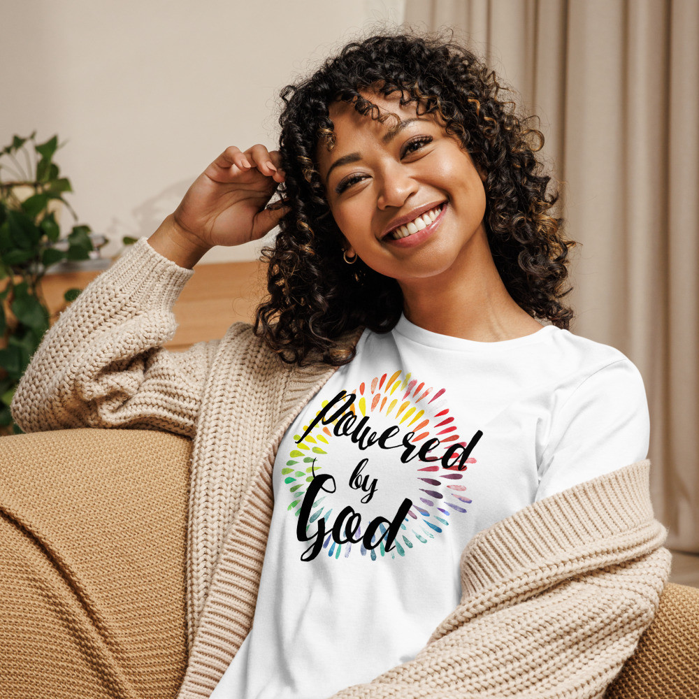Powered By God Women's Relaxed Tee