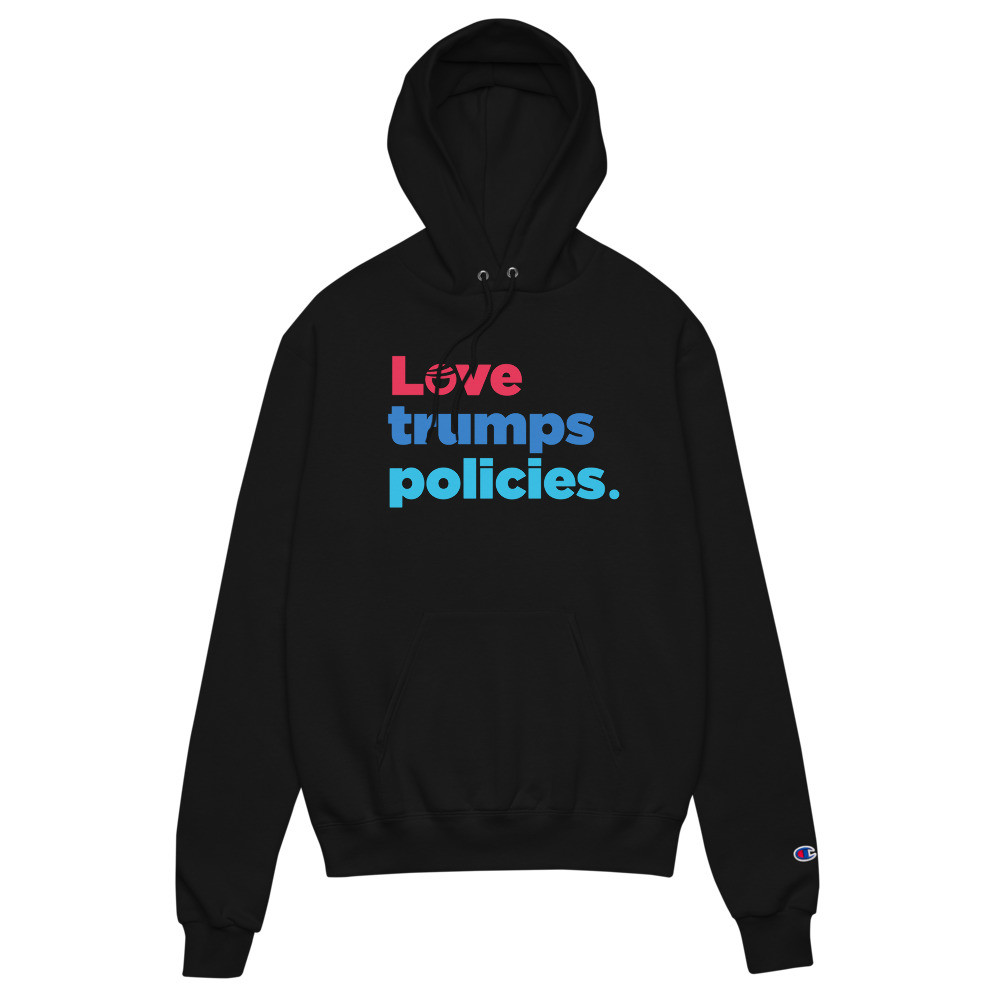 Love Trumps Policies hoodie