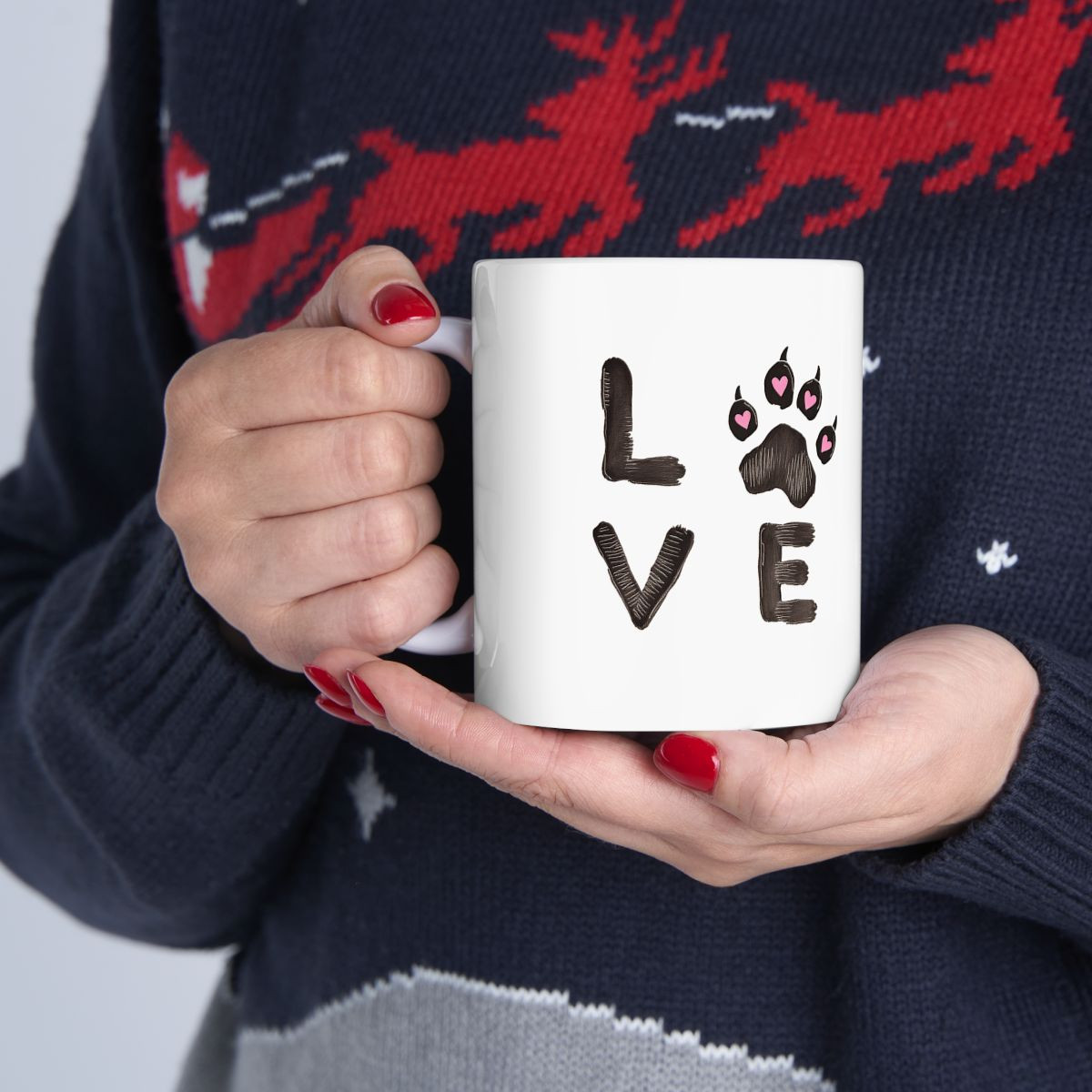 'Love' Cat Mug