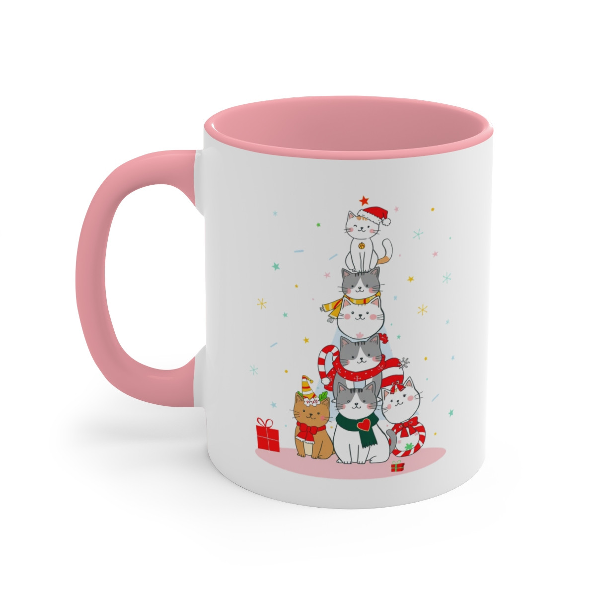 Cats at Christmas Mug