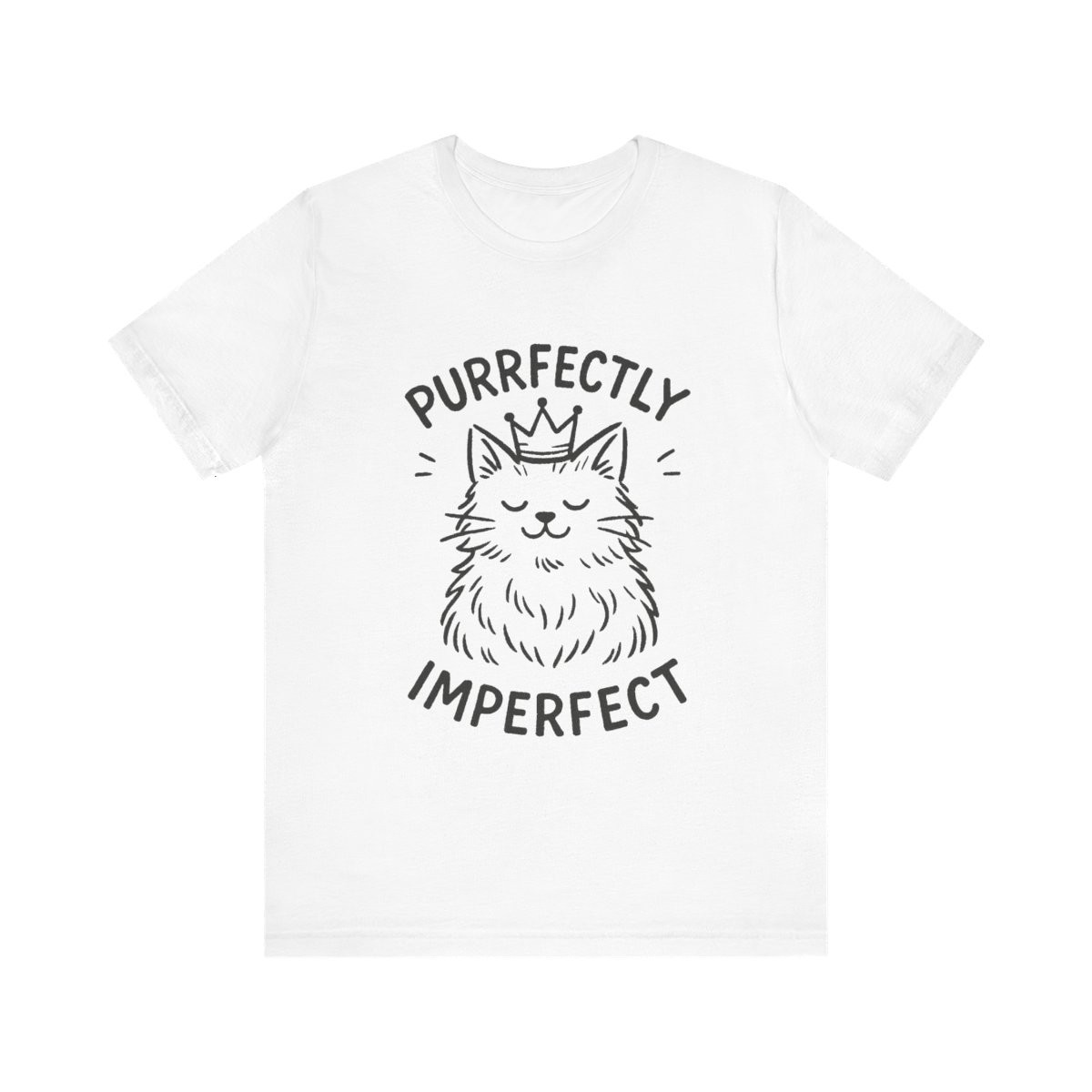 Cat Tee - Purrfectly Imperfect Design