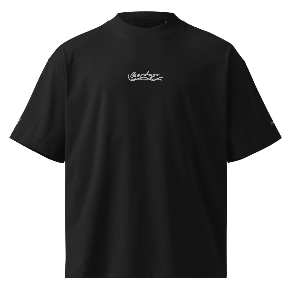 AURUM X Gardaya oversized high neck t-shirt