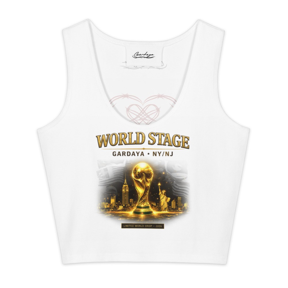 Gardaya NY/NJ WORLD STAGE Cotton crop top