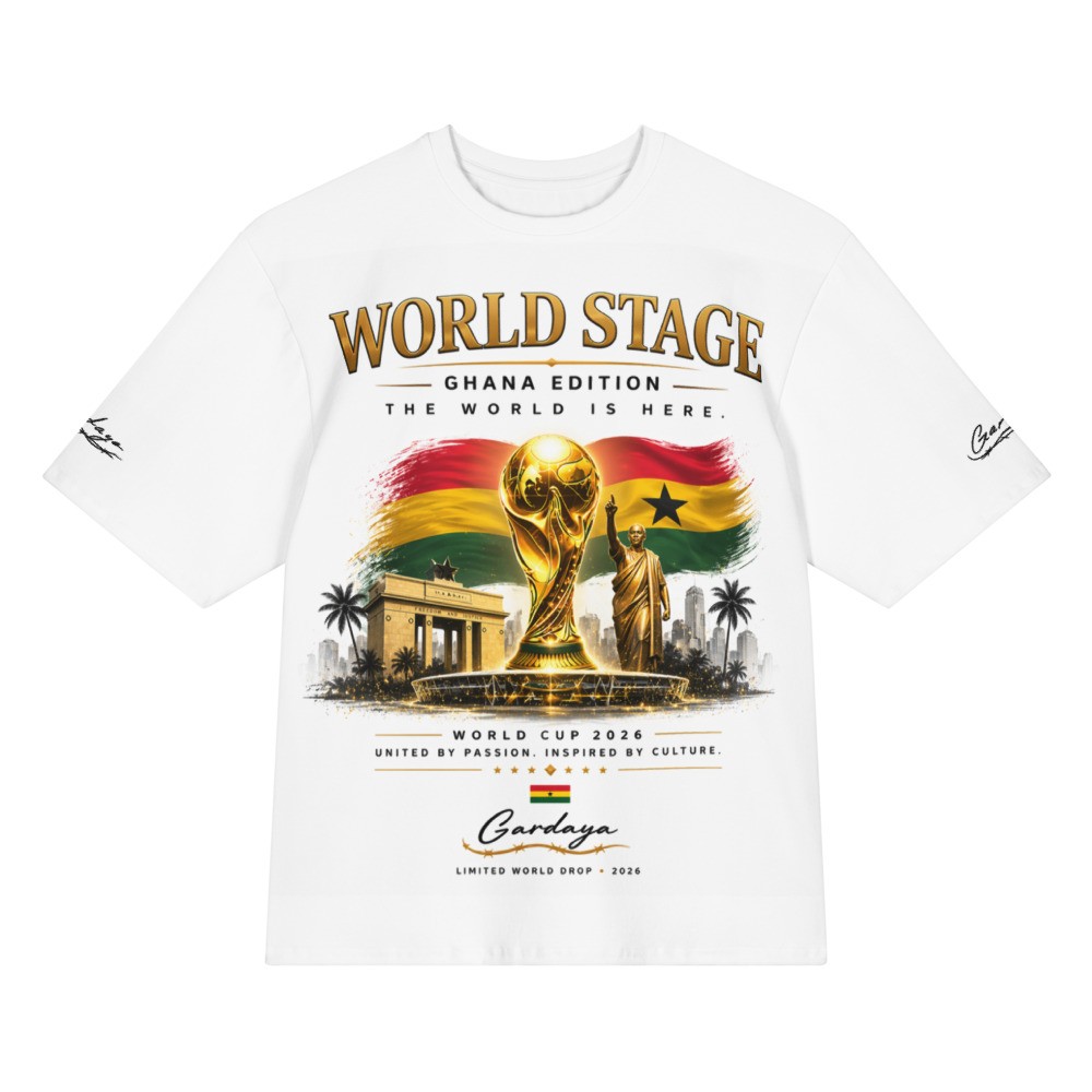 Gardaya World Stage Oversized Ghana Edition cotton t-shirt