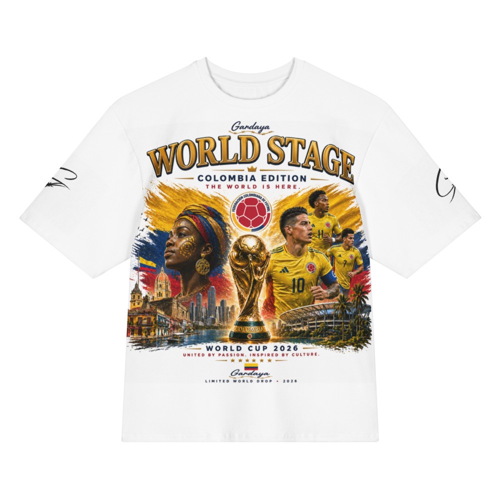 Gardaya World Stage Colombia Edition Oversized cotton t-shirt