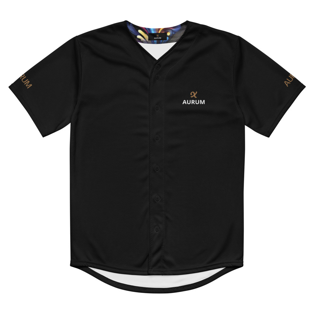 Original AURUM X "Celestial blend" baseball jersey (Black)