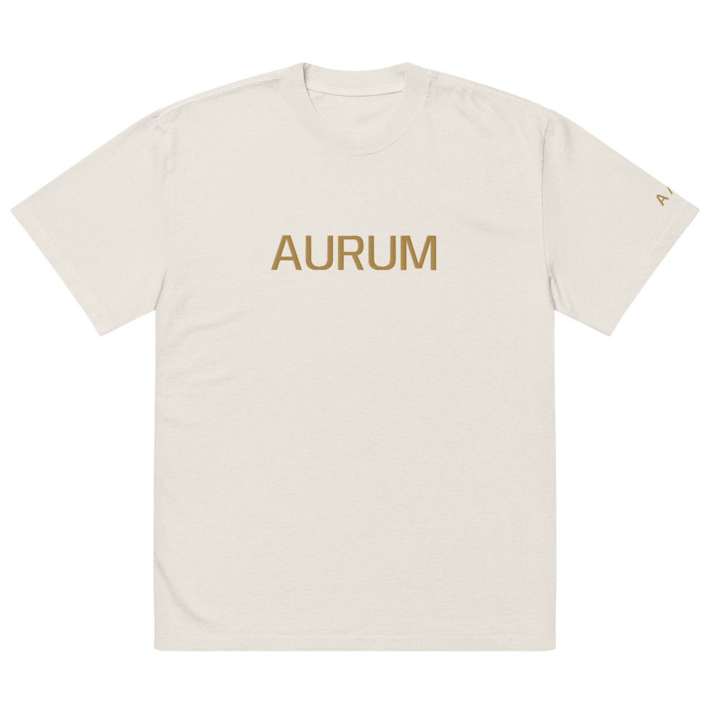 AURUM X Oversized faded t-shirt