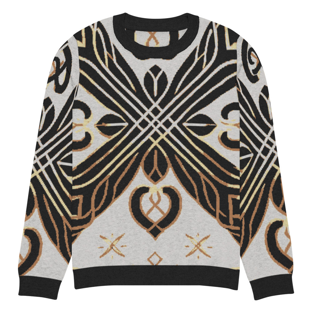 AURUM X "Heritage Luxe" Knitted Crew Neck Sweater