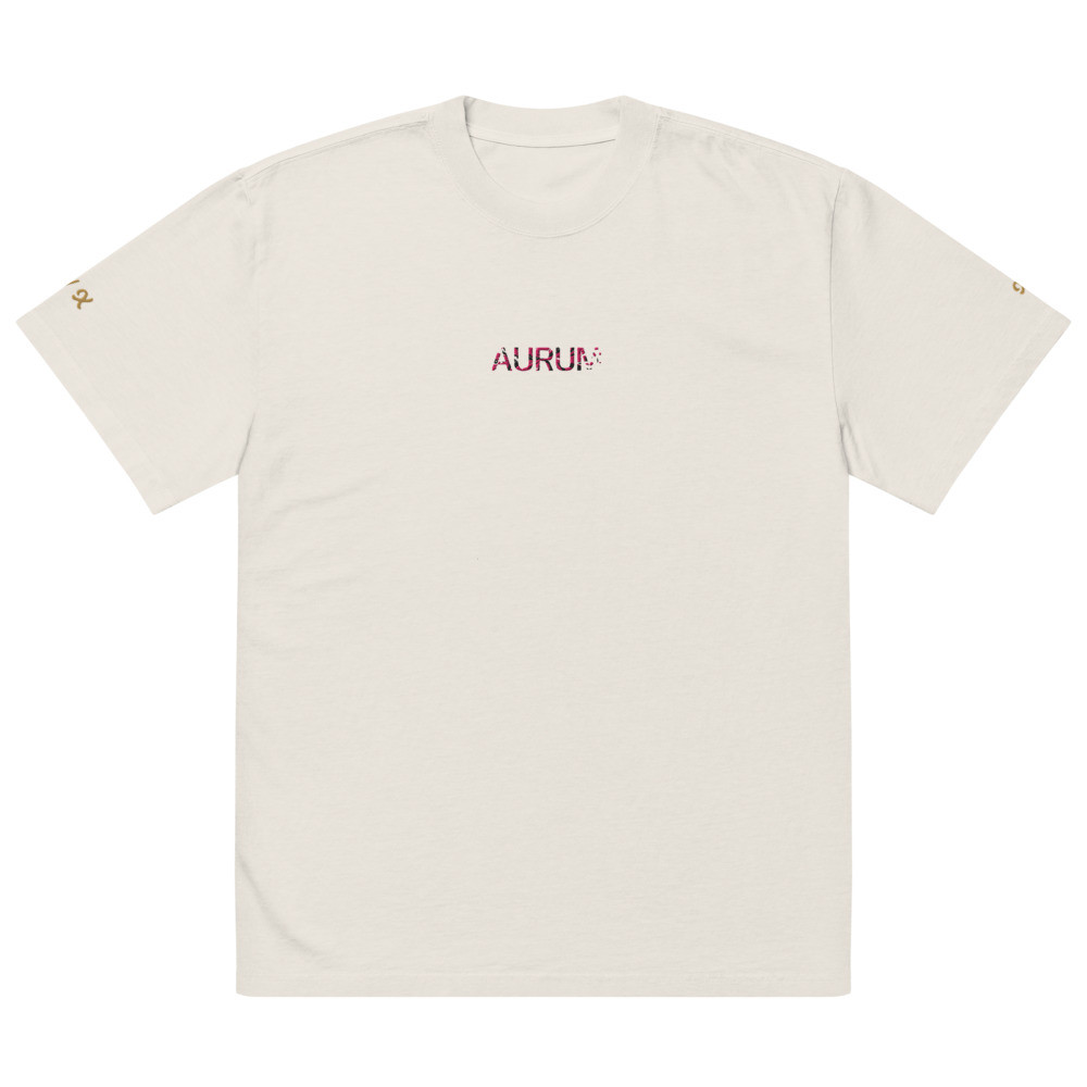 AURUM X Oversized Retro A/X faded t-shirt