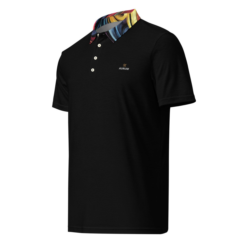 Men’s AURUM X Aurora Celeste Blend slim fit polo
