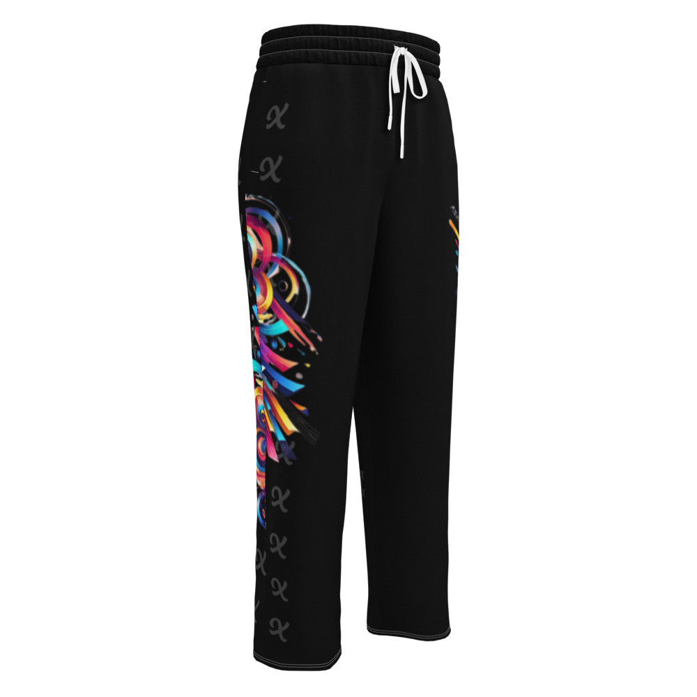 Black AURUM X Celestial Lightshow II joggers