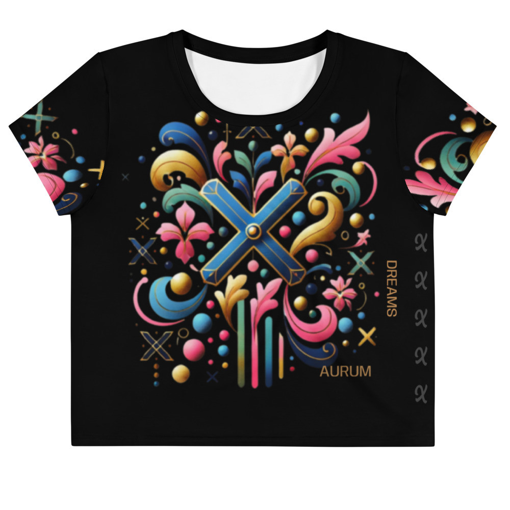 A/X Opulent Prism Dreams Crop Tee
