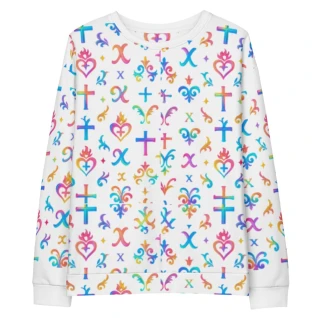 AURUM X Opulent Royale Monogram cotton sweatshirt