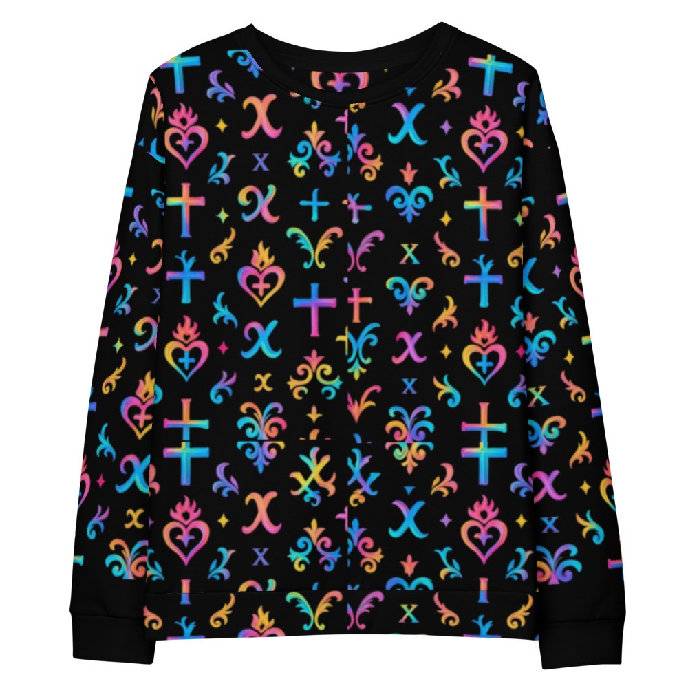 AURUM X Opulent Royale Monogram cotton sweatshirt (black)
