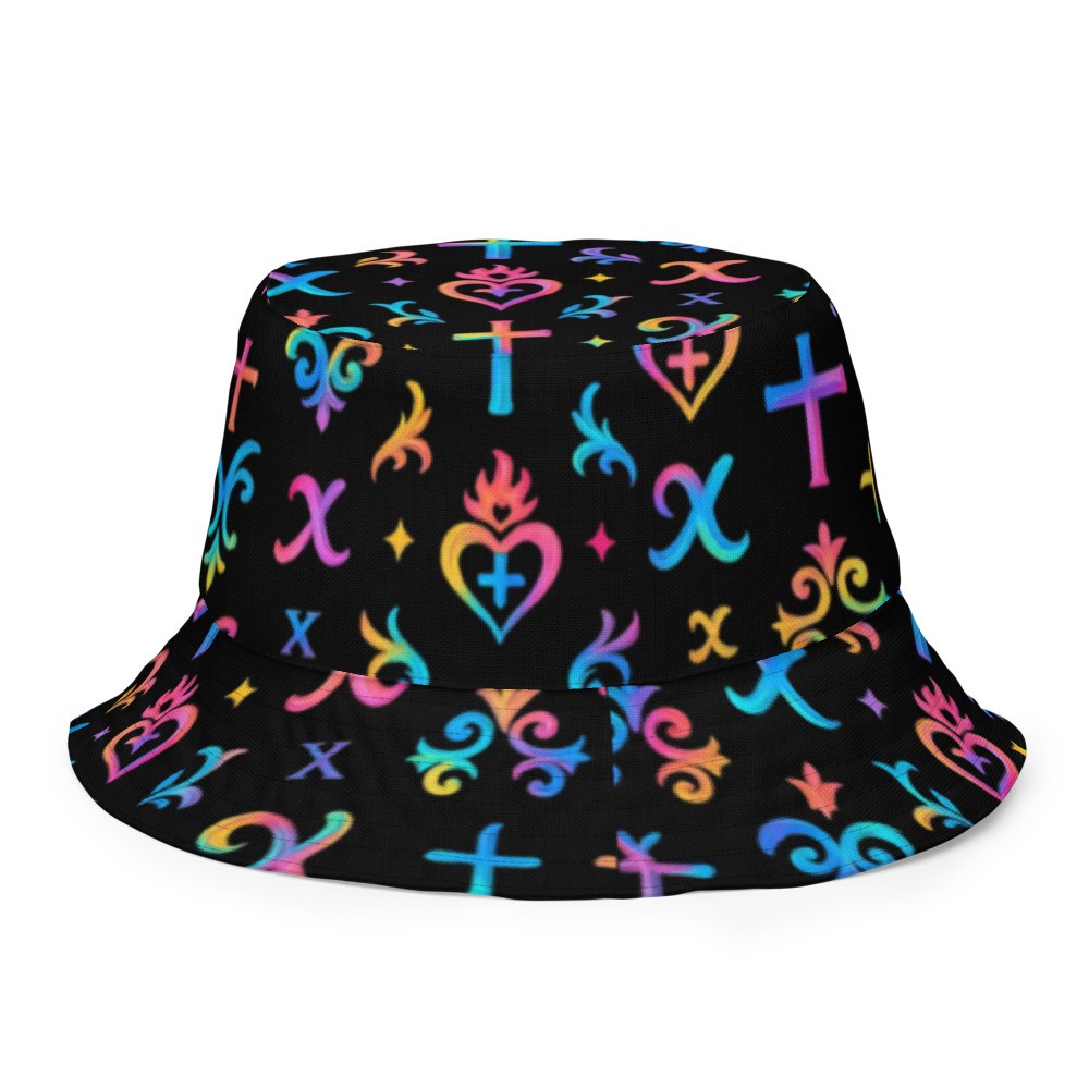 Opulent Royale Monogram Reversible bucket hat